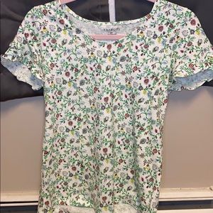 Talbots floral shirt